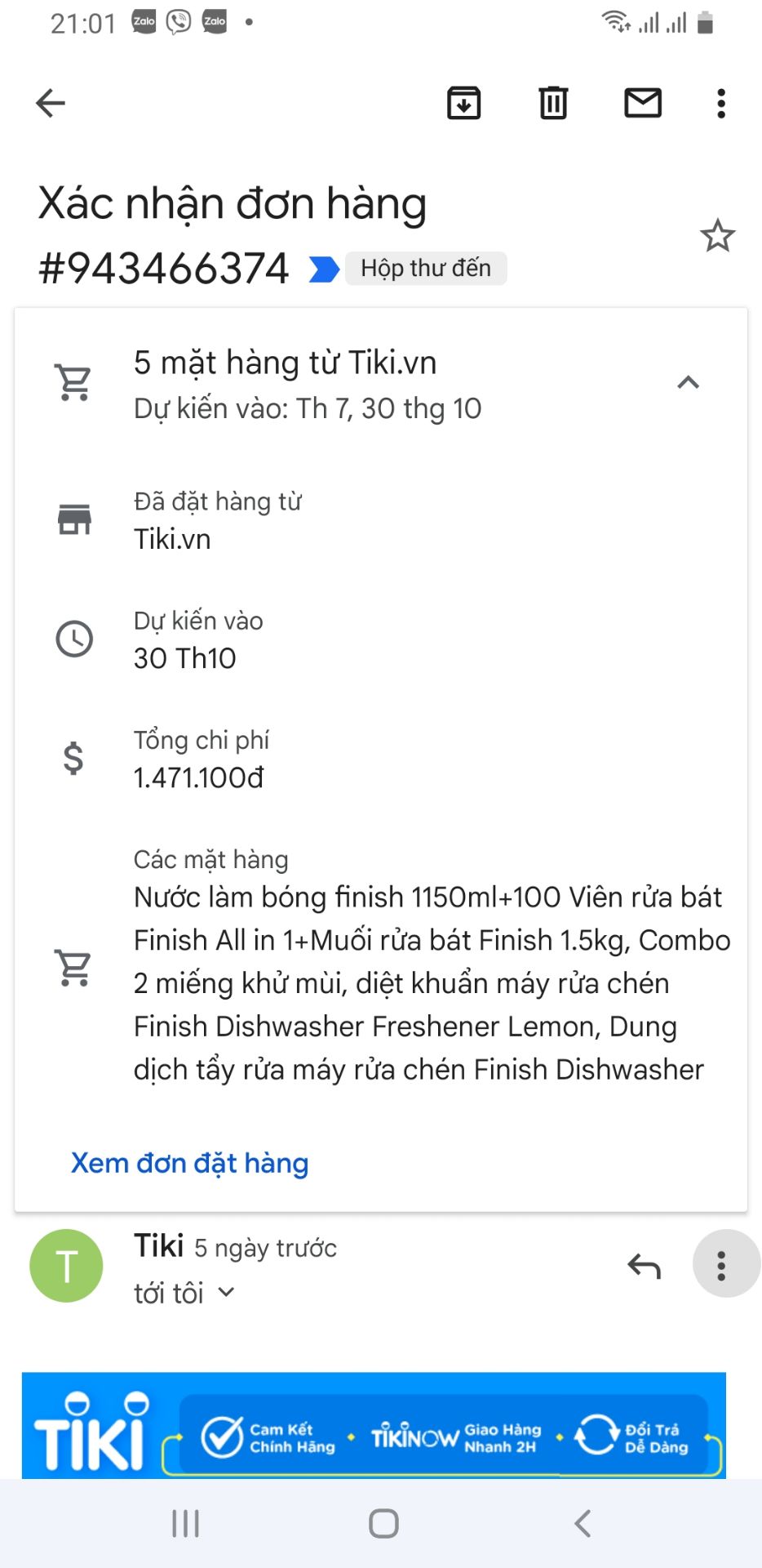 Ghi là combo 2 miếng, mình mua 2 combo nhưng chỉ giao có 2 miếng, nhờ tiki hỗ trợ giúp mình
