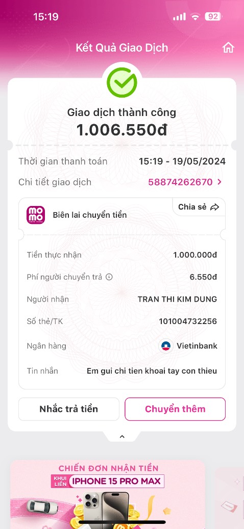 Ok 5 sao nhé shop ới ủng hộ