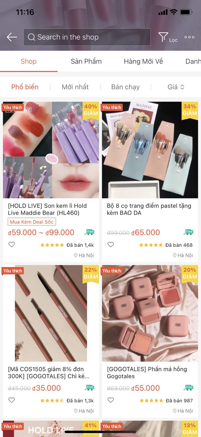 Chất lượng sản phẩm ổn
Bao bì sản phẩm xịn sò 
Sẽ quay lại mua thêm