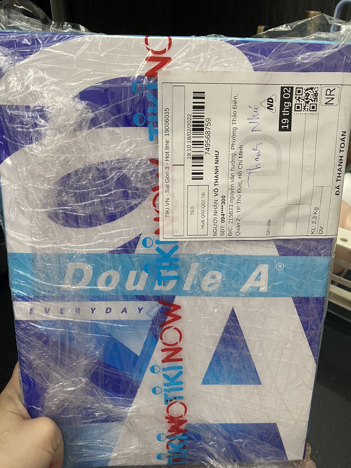 Shop đăng hình Giấy PREMIUM nhưng giao giấy EVERYDAY, 2 loại này trọng lượng và chất lượng khác nhau. Là như thế nào shop?