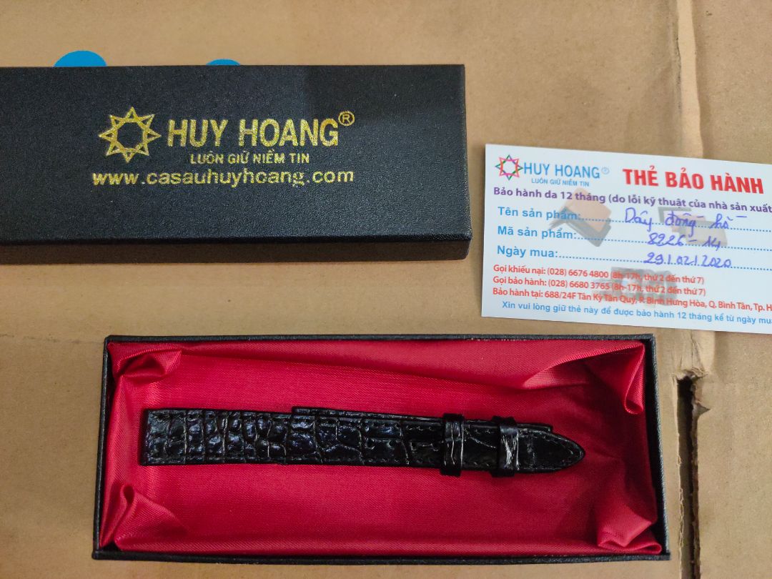 Dây đồng hồ đẹp..Da thật.. Tiki giao hàng nhanh...