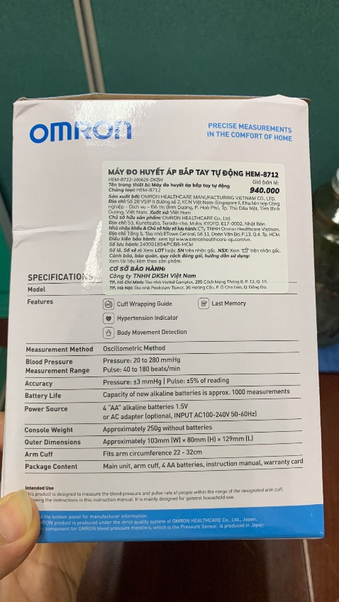 Hàng chính hãng, giá tốt, sử dụng tốt.