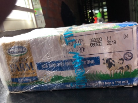 Sữa dễ uống. Date mới.