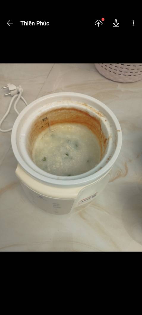 Mình cũng sử dụng vài ba loại nồi nấu chậm.  nồi này nấu cháo lúc nào cũng khét lòng nồi ở cả 2 chế độ nấu cháo. Mình cũng sử dụng vài ba loại nồi nấu chậm.  nồi này nấu cháo lúc nào cũng khét lòng nồi ở cả 2 chế độ nấu cháo.