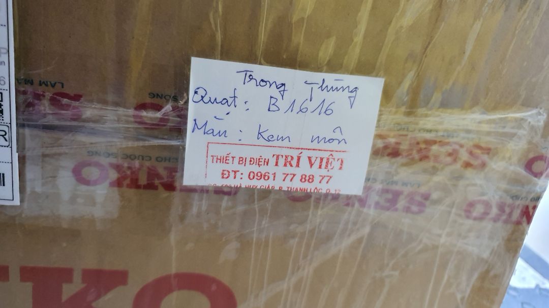 nhà bán phục vụ rất tốt
giao hàng nhanh chóng
chất lượng quạt tốt
senko vẫn là lựa chọn giá tốt, chất lượng tốt.
sẽ ủng hộ tiếp nhà bán và senko