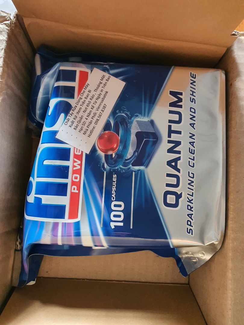 Có viên rửa bát bị vỡ làm các viên còn lại đều bị dính xà bông. Shop cần  gói và bảo quản hàng tốt hơn