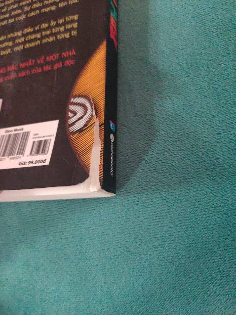 Sách bị rách dù trước rồi😑