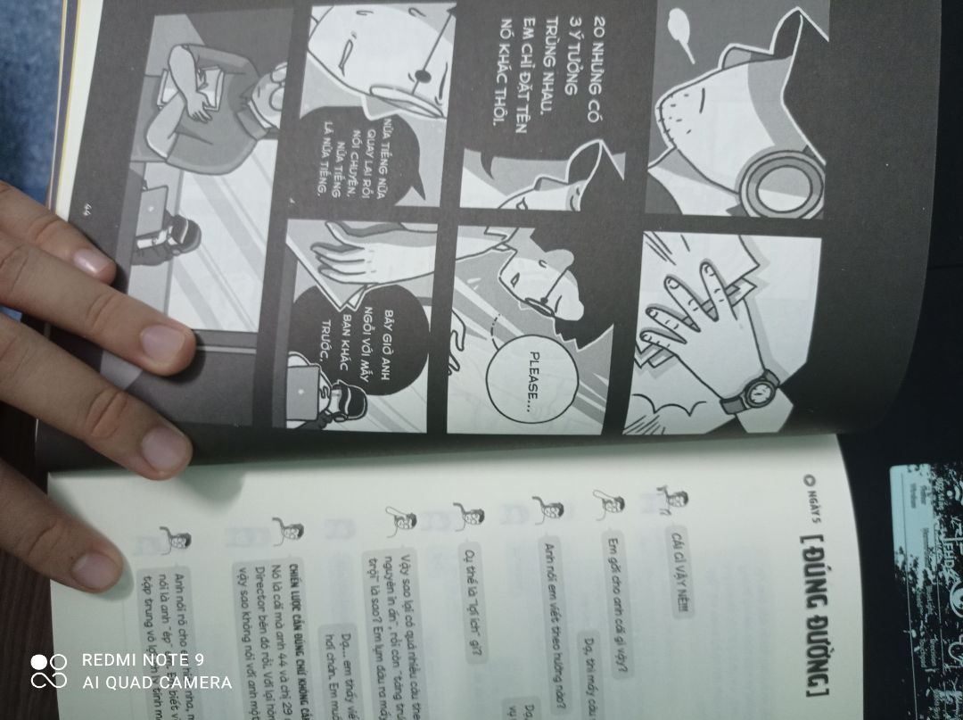 dùng cách kể chuyện để truyền tải thông điệp hút người đọc, tình huống trong câu chuyện phát triển có tính toán để dẫn dắt nội dung. rất hay và sát thực tế. minh hoạ đẹp, sát sao. Đây cũng có thể đưa vô tủ "sách hướng nghiệp" luôn nha. nó giúp bạn dù chưa biết gì cũng có thể nắm được chân dung nghề. mình k phải người trong ngành nhưng đọc vẫn rất dễ hiểu. đó là lý do vì sao giá bìa 195k. rất đáng tiền. cảm ơn các nhân vật "chế" ra cuốn này mình đặt fast 2h Tiki giao hàng nhanh đúng hẹn