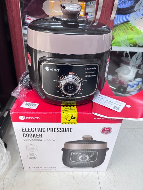 Nồi nhỏ gọn , áp suất nồi rất tốt , sp đúng chính hãng check đc bảo hành chính hãng . Giao hàng của TIKI rất nhanh,đồng kiểm dễ dàng . Chưa biết sử dụng nv cskh của Elmich hướng dẫn , trả lời thắc mắc rất nhiệt tình . Nên mua tại đây nha mn .TIKI trading và cskh Elmich