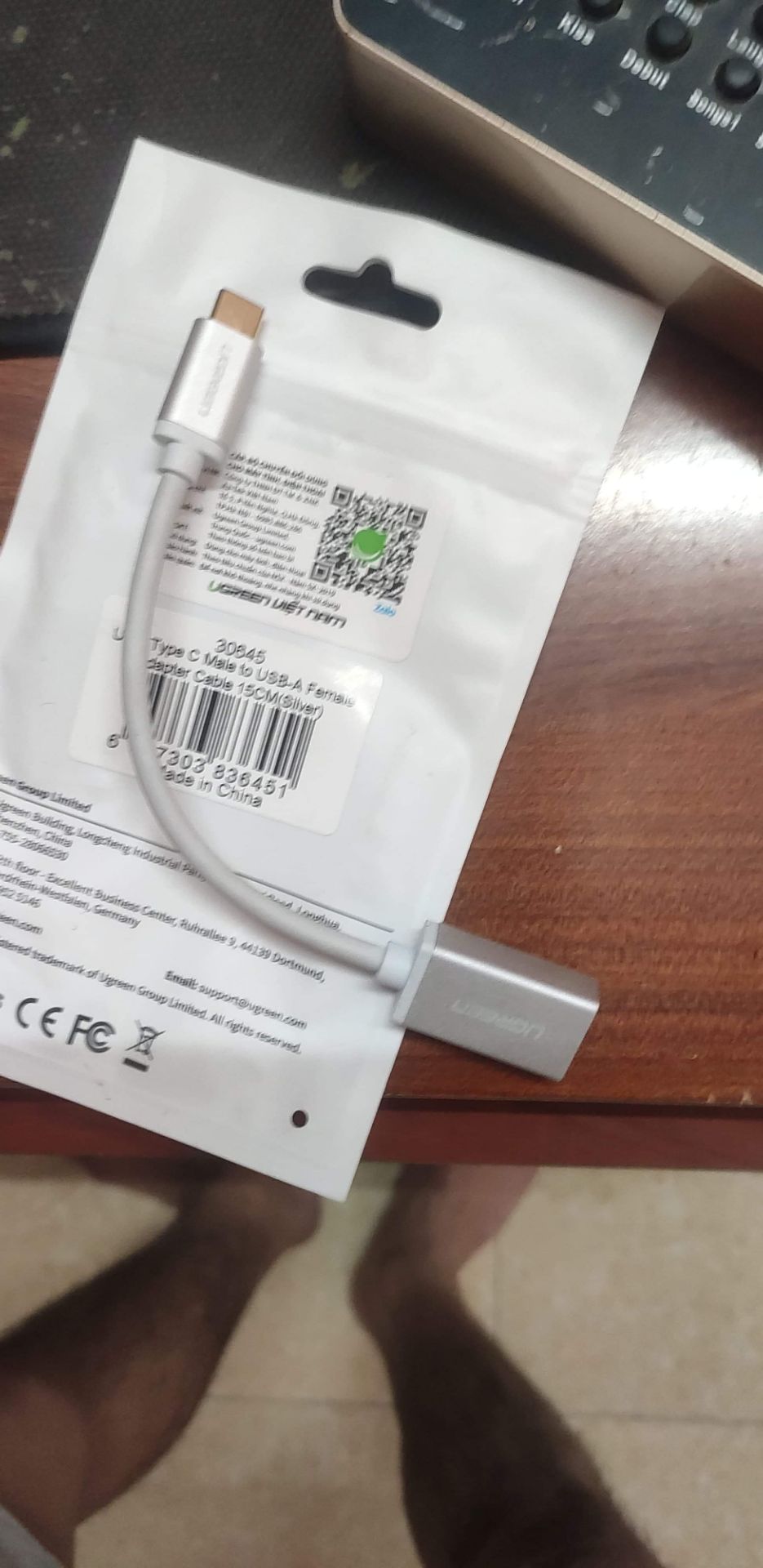 tôi đặt cáp otg này loại 20cm. vậy mà lại giao cho tôi loại 15cm