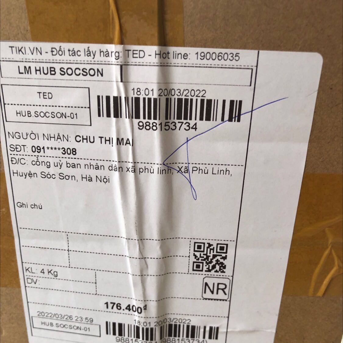 Mua 4 miếng giao có 2 chả hiểu làm ăn kiểu gì ?????