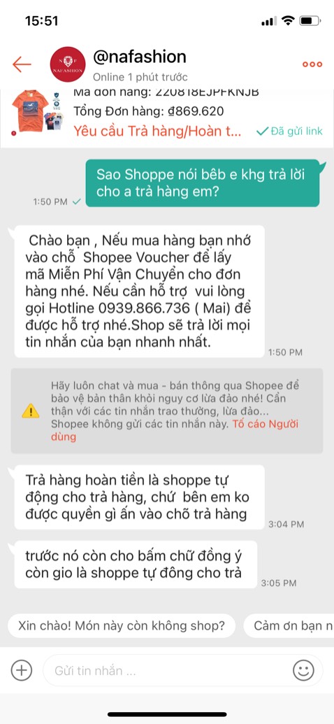 Shoppe làm ăn bố *** mọi người nên qua Tiki mua sắm Shoppe làm ăn bố *** mọi người nên qua Tiki mua sắm