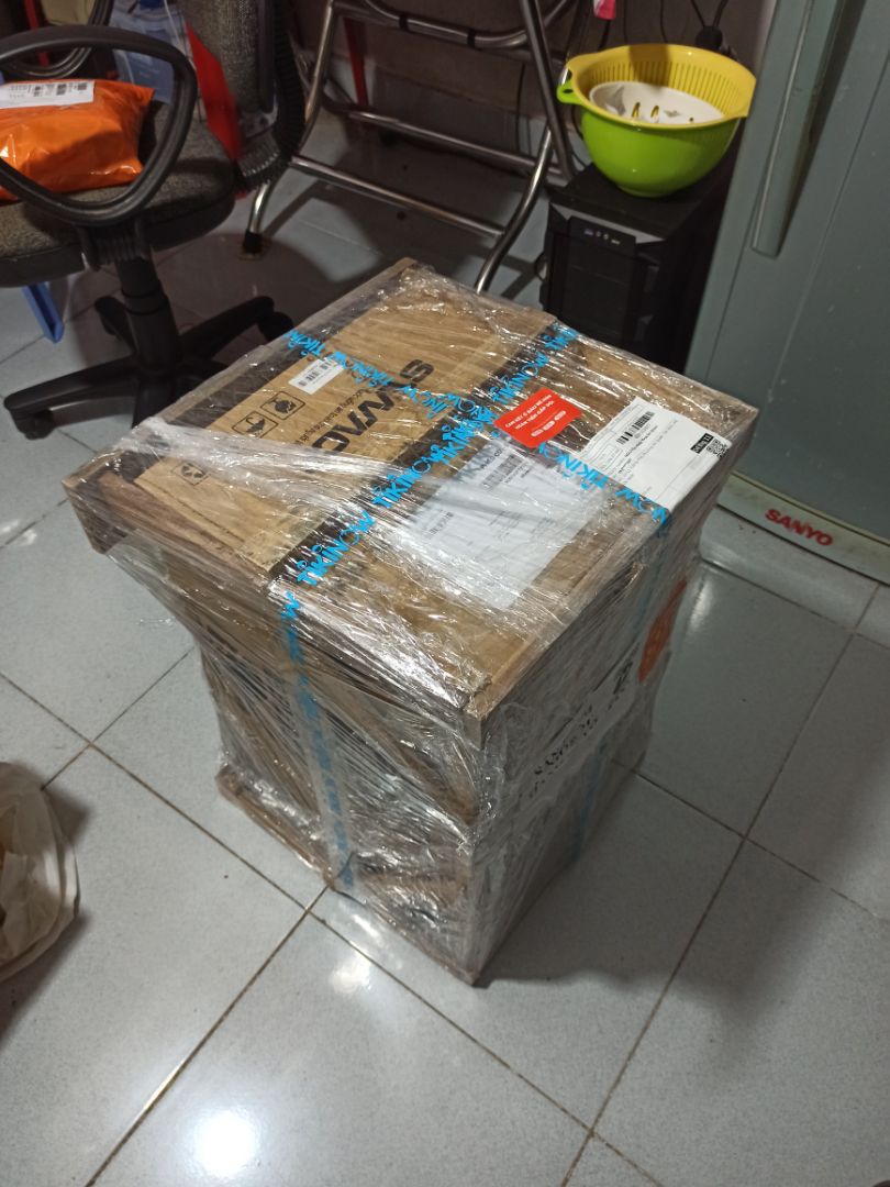 Sản phẩm đóng gói cẩn thận, lõi lọc còn nguyên. Sau khi lọc 5 nước đầu thì dùng bình thường.