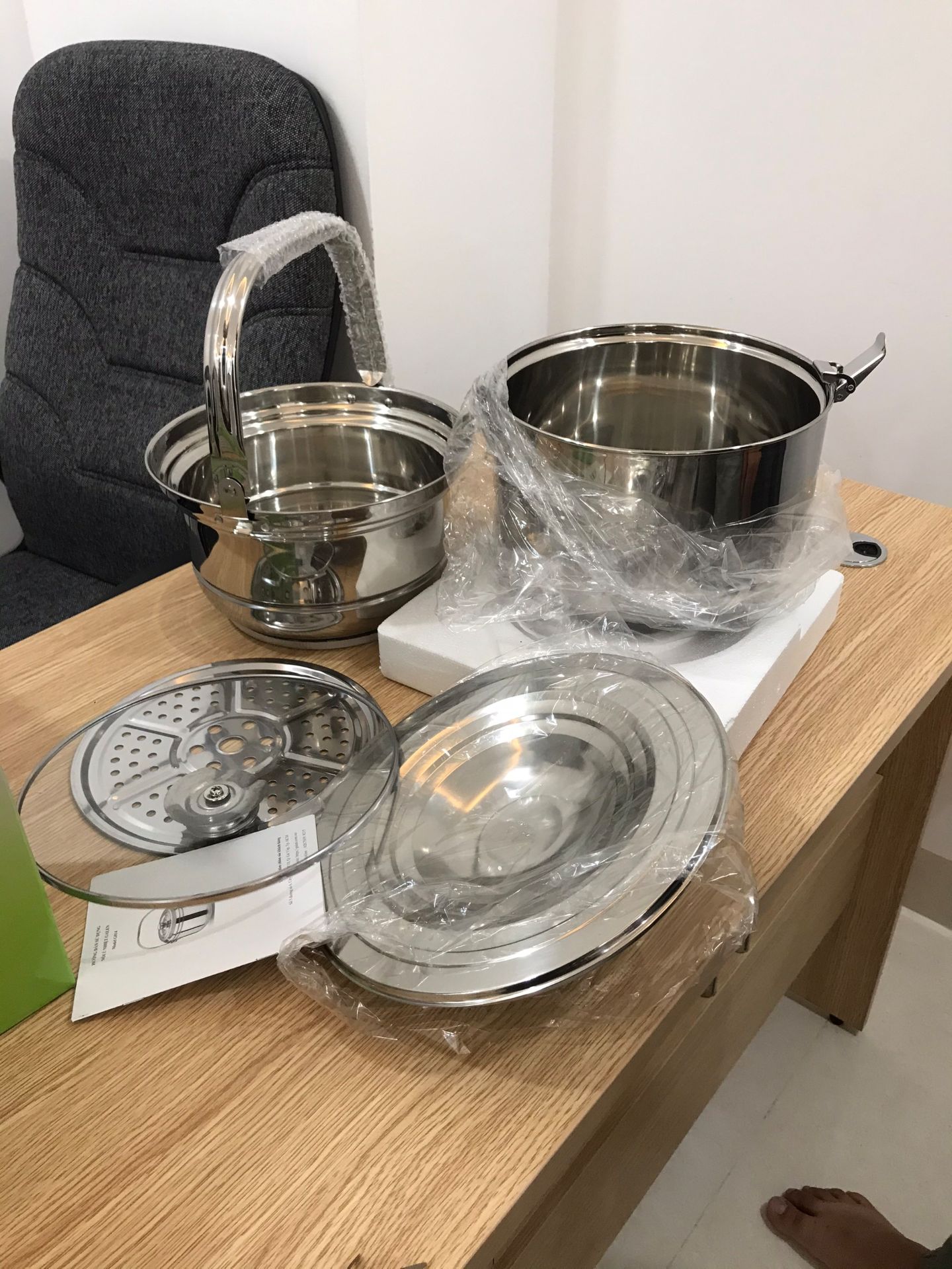 Nồi Đẹp mắt, dầy dặn, đóng gói cẩn thận, mới ken, còn dùng chất lượng ra sao mình sẽ nói sau khi dùng