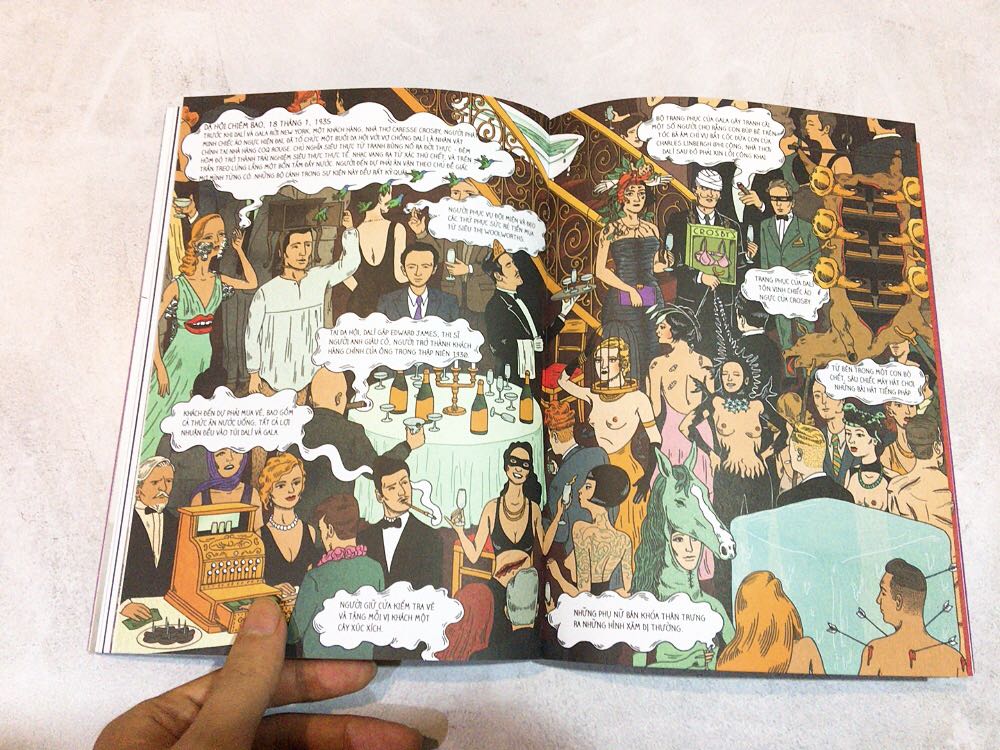 Kể chuyện thú vị, lôi cuốn. Hình minh hoạ đẹp, sống động, riêng hình tác phẩm tranh không rõ, mong nhà xuất bản cải thiện. Sẽ tiếp tục ủng hộ Tiki.