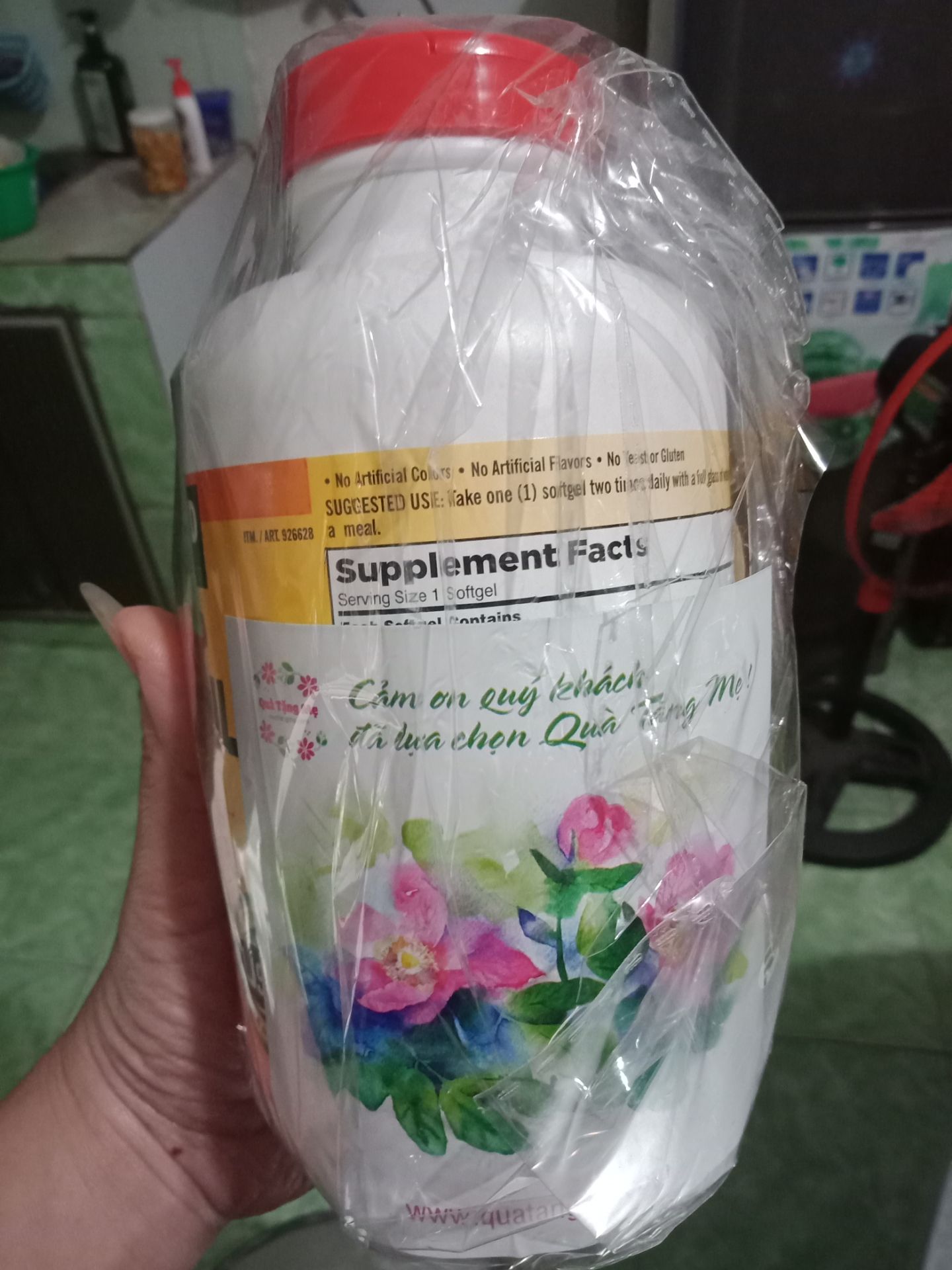 thuốc uống vào người nên mình xem lựa chọn lâu mới qđ mua
m đọc hết cả đánh giá mới mua của shop
nhận hàng m thấy rất ưng ý: thông tin chi tiết rõ ràng cụ thể
à còn tặng 1l nước dùng rau quả nữa chứ 
đánh giá loại này xong mình lại tiếp tục đặt lọ kid  ❤