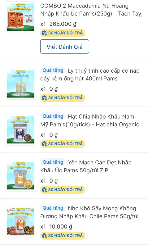 Sao giao hàng không giống đơn đặt hàng vậy shop ơi. Nếu không còn hàng khuyến mãi thì nên xoá chứ.