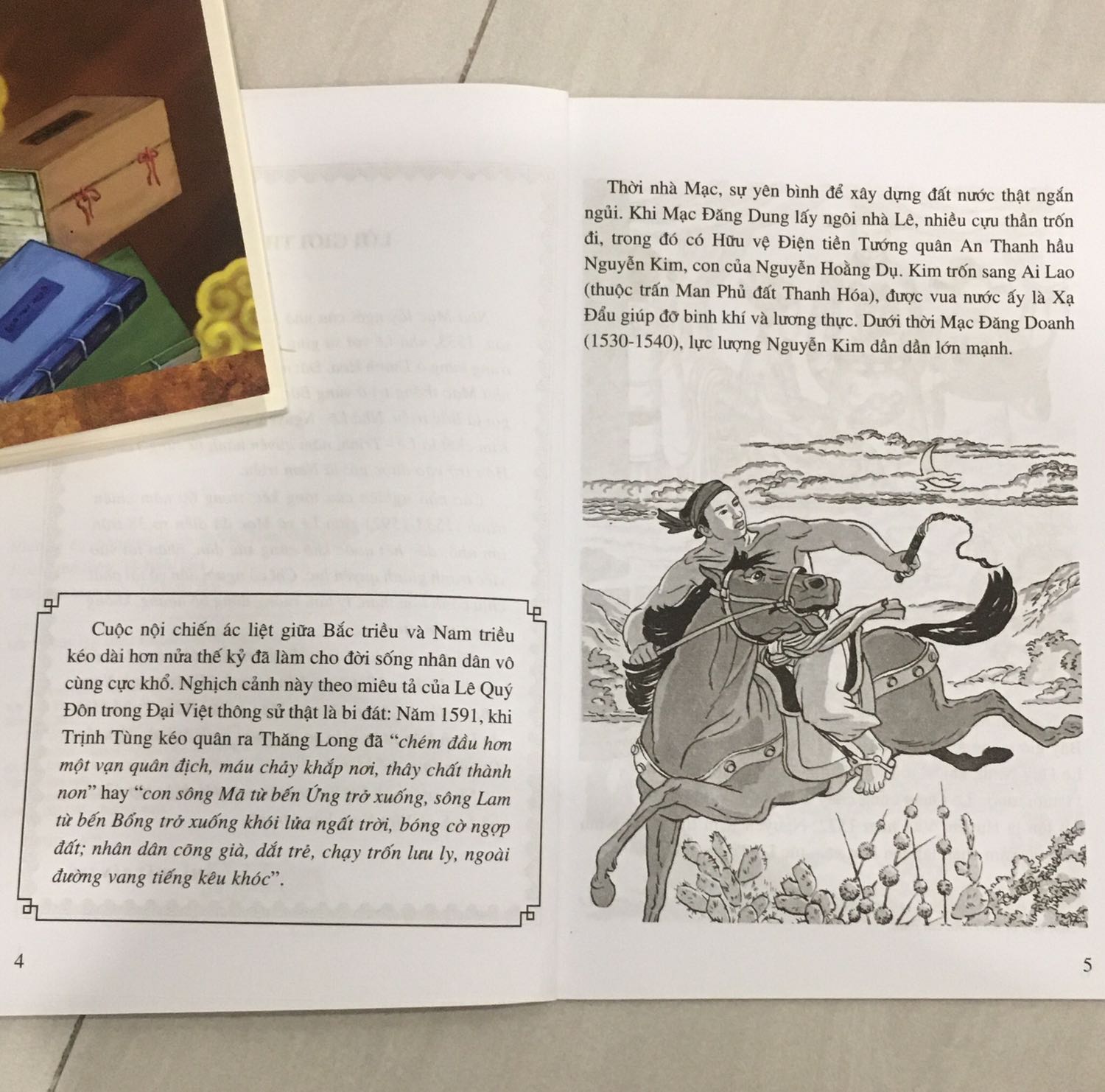 Tiki giao hàng nhanh. Sản phẩm có giá tốt. Sách có nội dung bổ ích. “Nhà Mạc lên ngôi năm 1527 thì chỉ sáu năm sau, nhà Lê với sự giúp sức của Nguyễn Kim đã trung hưng ở Thanh Hoá. Đất nước ta chia làm hai vùng, nội chiến Nam - Bắc triều ác liệt hơn nửa thế kỷ với hơn 38 lần giao tranh làm cho đời sống nhân dân vô cùng cực khổ.”