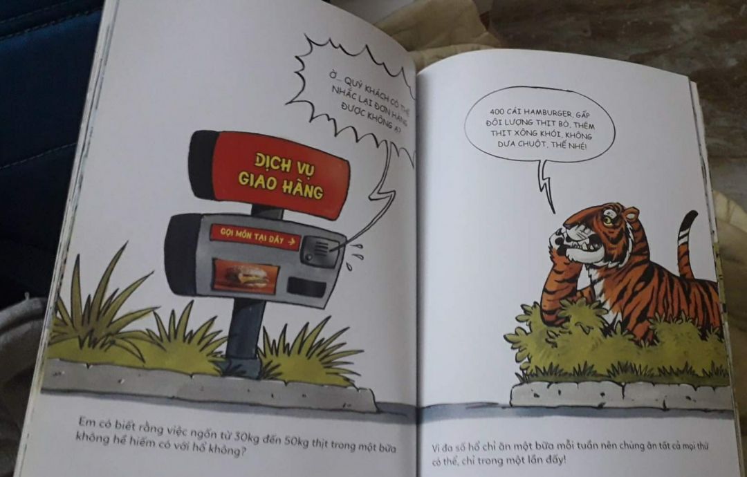 Series truyện này rất thú vị và bổ ích~~ Quyển này cung cấp các thông tin mới lạ và không kém phần dễ thương về loài hổ~ Mua cho cháu mà mình đọc còn thấy mê :v