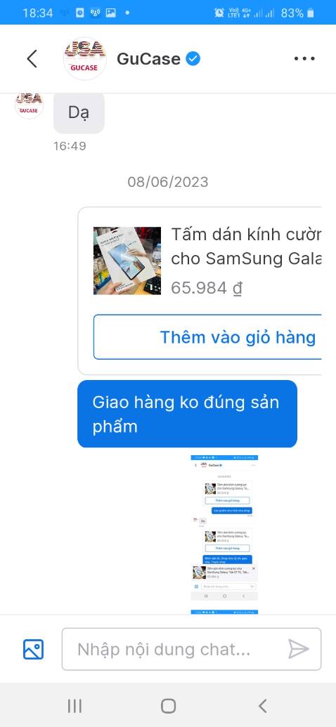 Treo đầu dê bán thịt ***. Đăng hình sản phẩm này nhưng giao sp khác. Mình hỏi thì nói chỉ "khác bao bì". Hahaha!!!. Mình ghét ko đổi mà cho thằng em gần nhà kết quả dán ko được giống như bị vênh. Mọi người cân nhắc cho thật là kỹ khi mua ở đây nha.