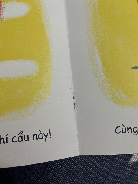 Ghim sách bị han rỉ cả 2 cuốn