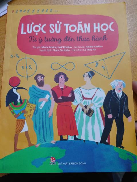 Hàng đóng gói cẩn thận, chất lượng giấy tốt, in màu, nội dung xem qua khá ổn, người lớn đọc được, trẻ em cũng có thể đọc để thắp sáng đam mê toán học. Tiki now giao siêu nhanh sau 3 tiếng đặt hàng.