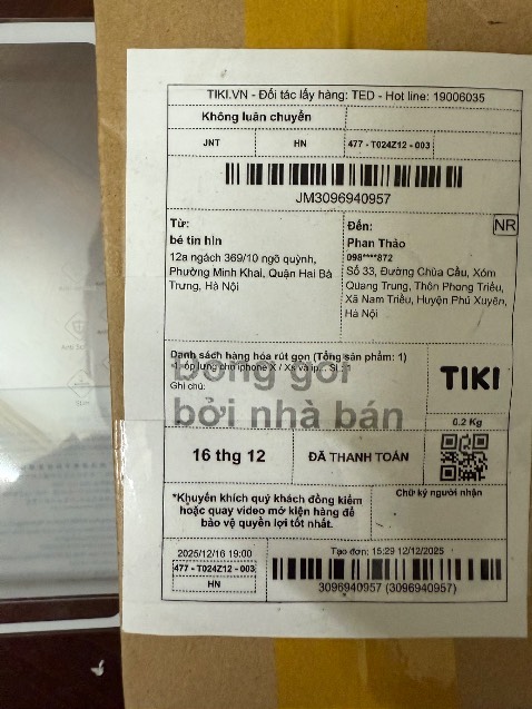 Nhờ shop đổi hàng cho mình với ạ. Giao sai kích cỡ rồi. Mình chọn xs mà bạn giao xs max. Xin đổi giúp mình