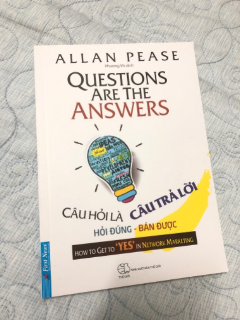 Một cuốn sách hay cho ai đang gặp vấn đề đặt câu hỏi hoặc mong muốn phát triển thêm kỹ năng giao tiếp trong công việc. Rất hay và có thể áp dụng trong thực tiễn

Trong đó có 5 câu hỏi bạn có thể sử dụng ở bất kỳ trường hợp nào khi phân vân giữa các lựa chọn.
