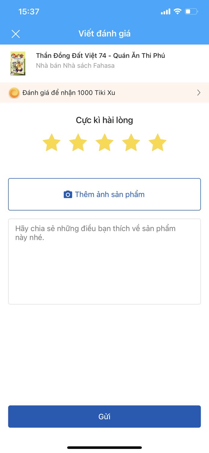 Đã nhận được truyện nhanh chóng vì dùng tikinow. Chất lượng ổn, giao hàng nhanh.