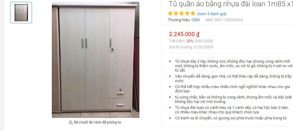 THEO MÔ TẢ SẢN PHẨM LÀ CÓ GƯƠNG SOI PHÍA TRONG, ĐÃ PHẢN HỒI TRỰC TIẾP VỚI NHÀ CUNG CẤP, BÊN GIAO HÀNG ĐÓ NÓI BÁO ĐỂ COI LẠI, TỪ NGÀY 13/12/2019 ĐẾN NAY VẪN K NHẬN ĐƯỢC PHẢN HỒI GÌ HẾT. ĐỀ NGHỊ TIKI KHI LÊN CHI TIẾT SẢN PHẨM CẦN ĐÚNG VỚI THỰC TẾ. YÊU CẦU NHÀ CUNG CẤP PHẢN HỒI LẠI. QUÁ THẤT VỌNG...