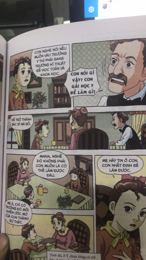 Bộ truyện tranh này đáng mua để trẻ cấp 1 đọc, kể chuyện về danh nhân tóm lược hay , để trẻ xem và học hỏi , thay vì sách chữ nhiều mấy bạn chán đọc không thú vị, này có tranh minh họa . 
Mình đọc xong cũng tràn đầy cảm xúc 
Cảm ơn nhà xuất bản Kim Đồng .