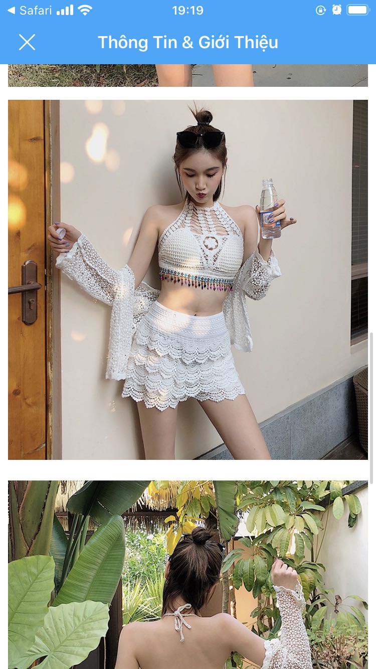 Mình mua màu trắng để có quần chân váy như mô tả trên hình mà cuối cùng giao quần. Nghĩ giá mắc hơn thì ok hơn cuối cùng vẫn giao quần. Áo quần khác màu nữa