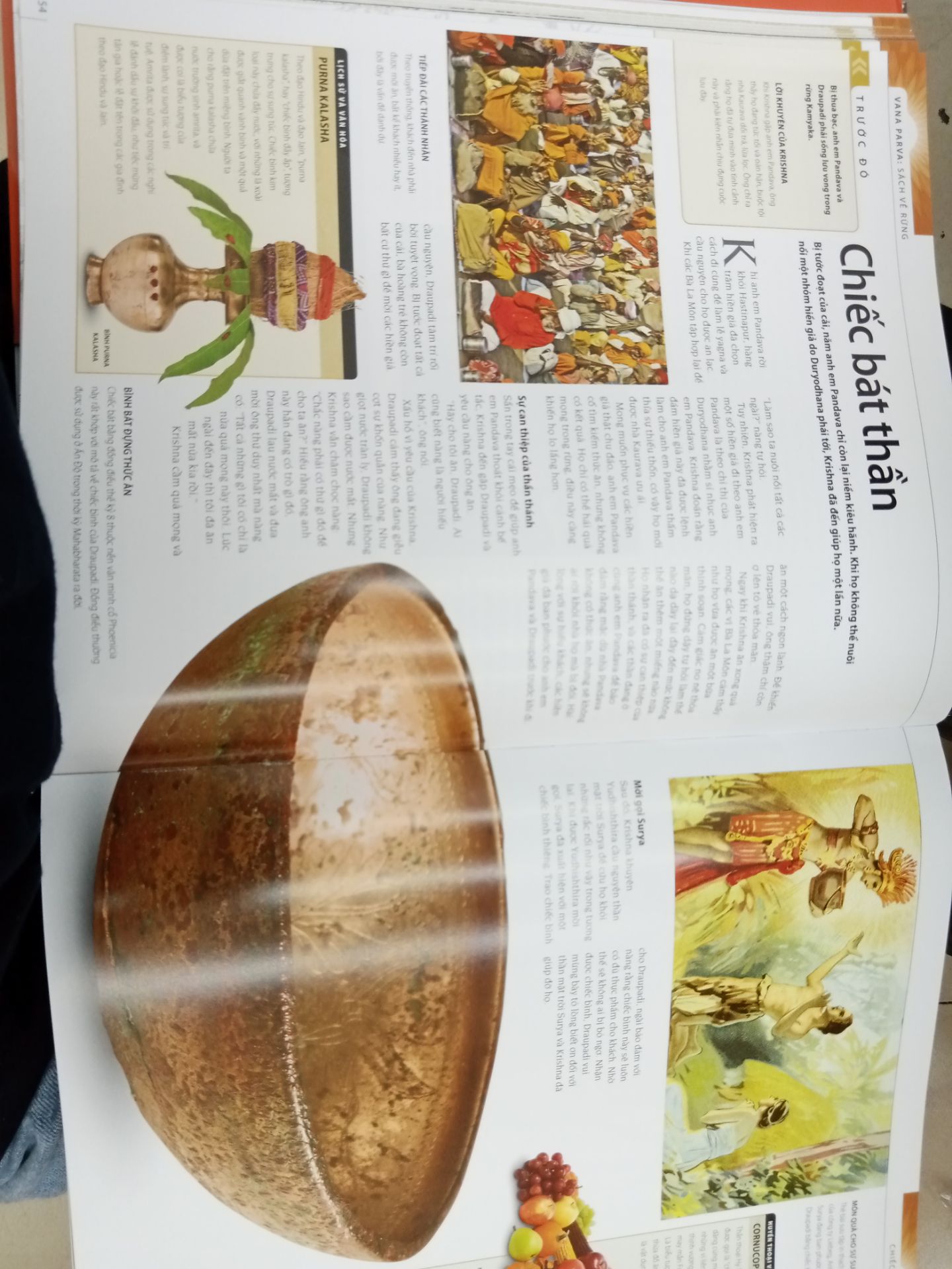 Về đóng gói thì rất là kỹ.
Giá cả được sale 50℅ nên không có phàn nàn gì.
Sách dày, có thêm các câu chuyện văn hoá nhỏ ở từng trang, hình ảnh minh hoạ ổn (dễ hiểu hơn so với Mahabharata bản chữ).