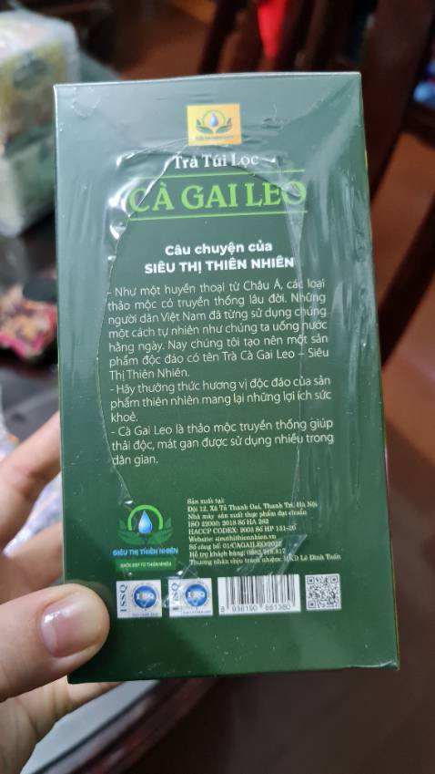 Shop giao hàng đúng hẹn, đóng gói chỉn chu. Hộp 30 túi mà tương đối to.
Trà mình chưa sdung nên chưa biết vị thế nào.