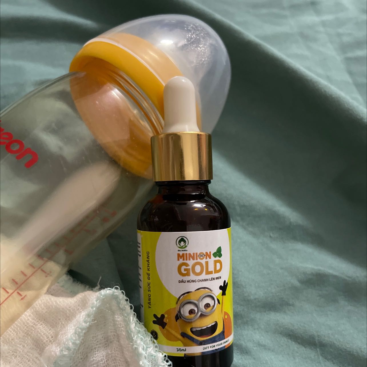 Dầu húng chah đóng gói cẩn thận tặng khăn giấy ướt, giao hàng nhanh cực kỳ