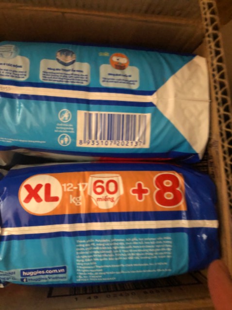 62 miếng +8 miếng nhưng gửi về có 60 miếng