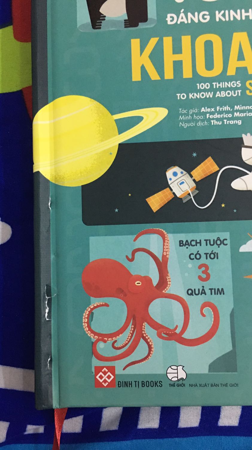 Sách giao bị rách ở bìa sách ạ! Tuy thiết kế như thế thì không tránh được việc gáy bị rách, minh cũng ko trách gì, tuy nhiên, nếu được, mình muốn tiki đổi lại ạ!
Về mặc nd thì hình ảnh thú vị, vui nhộn, kiến thức thì ở dạng khái quát, ko chuyên sâu, phù hợp cho các bé nhỏ đọc!