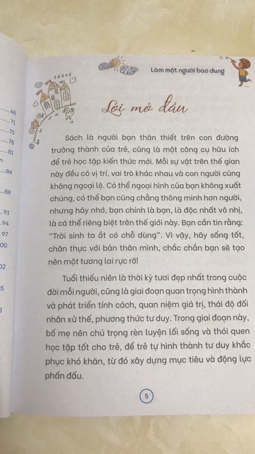Bìa “việc của mình mình tự làm”. Nội dung trong là “ làm một người bao dung”. Trước giờ luôn tin tưởng sách của Tiki mà giờ thấy vọng quá