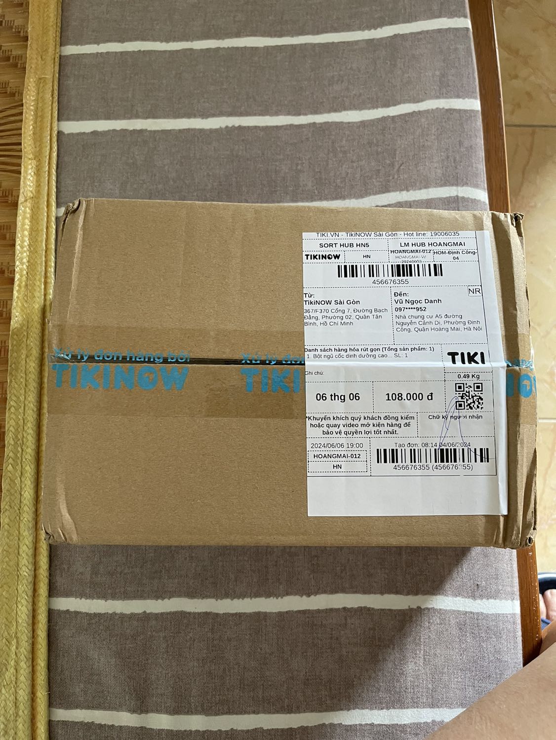 Đã nhận hàng chuẩn như đặt