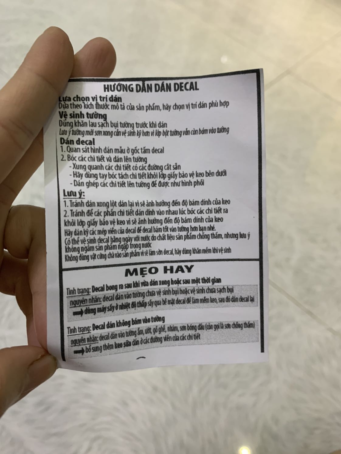 Decal dán rất đẹp, màu sắc tươi tắn!