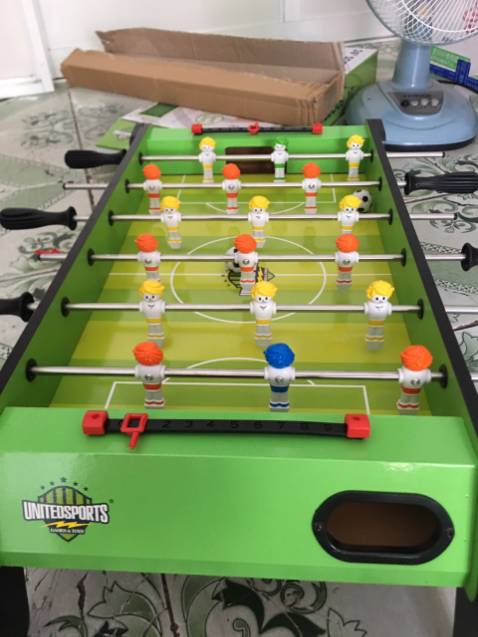 Giao hàng hơi lâu. Cảm ơn shop. Bàn bi lắc khá đẹp. Phụ huynh chơi với con rất vui. Dễ lắp ráp.