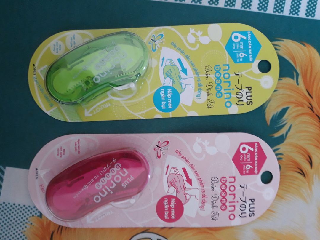 hàng nhỏ, gọn, keo dính chắc, màu xinh nha, khá tiện lợi và đáng tiền