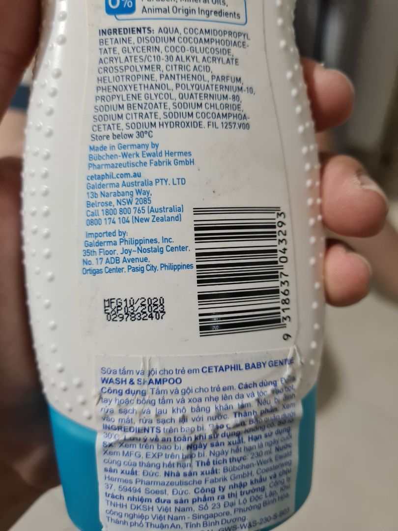 tưởng mua ở Cetaphil official là ok. ai dè hàng sxuat 2020, hạn sử dụng đến tháng 3.2023. Bạn nào gần đẻ thì mua, chứ mua sớm với mua nhiều quá để hết hạn.:))) được cái tiki giao hàng nhanh. tưởng mua ở Cetaphil official là ok. ai dè hàng sxuat 2020, hạn sử dụng đến tháng 3.2023. Bạn nào gần đẻ thì mua, chứ mua sớm với mua nhiều quá để hết hạn.:))) được cái tiki giao hàng nhanh.