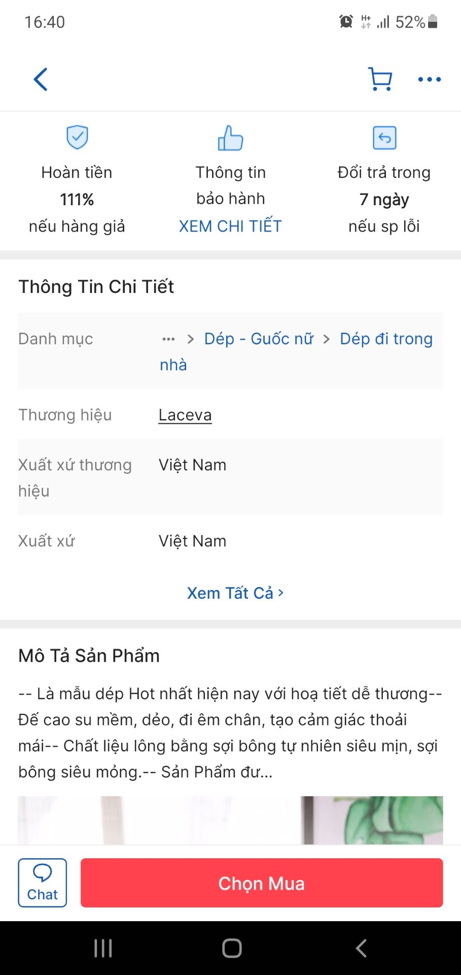 Mình đã đánh giá 5* nhưng phải sửa lại. Rõ ràng là Made in China mà lại bảo xuất xứ Việt Nam. Nếu chất lượng sản phẩm tốt thì sao phải mập mờ. Shop hãy trung thực trong công bố thông tin để người mua không có cảm giác bị ***. Mình đã đánh giá 5* nhưng phải sửa lại. Rõ ràng là Made in China mà lại bảo xuất xứ Việt Nam. Nếu chất lượng sản phẩm tốt thì sao phải mập mờ. Shop hãy trung thực trong công bố thông tin để người mua không có cảm giác bị ***.