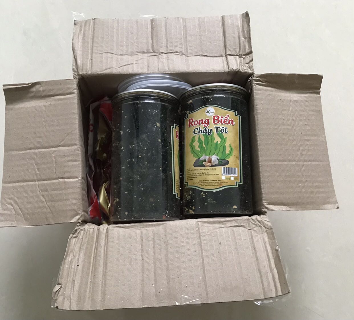 Rong biển ngon, shop đóng gói cẩn thận
