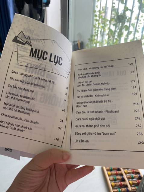 Một quyển sách rất thú vị dành cho những ai có ý muốn dấn thân vào con đường khởi nghiệp. Những chia sẻ của tác giả rất hữu ích và đầy cảm xúc, giúp độc giả hiểu hơn về những gì mình sẽ đối mặt trên hành trình gian nan này.