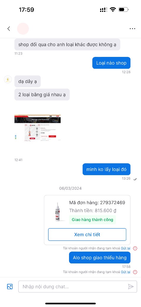 Shop buôn bán ***, giao hàng thiếu 01 nhớt hộp số xong chặn khách ko cho phản hồi, cả dòng họ thằng bán nhớt ăn cớt, đề nghị tiki cấm dòng họ thẳng *** đảo này! Quét bọn rác rưởi đi khỏi cuộc đời