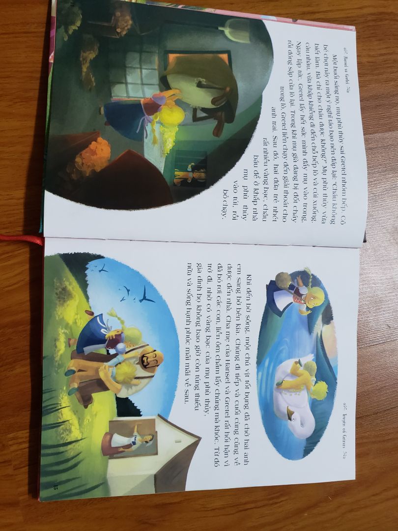 Sách hay, nhiều hình hơn chữ nên các bé rất thích