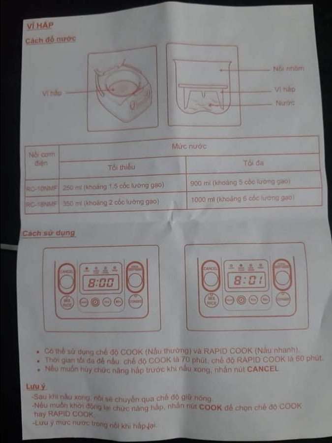 mình đã dag dùng 3 cái rồi, nên mua thêm1 cái gởi về quê. ko ngờ trúng hàng giả. trong khi mình sợ nên mua của tiki bán, dù giá cao hơn. hdsd thì sai chính tả, ko phải cho nồi cơm mình mua. nồi cơm mình đag dùng nấu 50_60 phút mới chín cơm còn đây 15_20phút đã qua nút chín. cơm trên khô, dưới ướt. hazi. đã phản ánh, nhưng chưa nhận dc phản hồi. mình đã dag dùng 3 cái rồi, nên mua thêm1 cái gởi về quê. ko ngờ trúng hàng giả. trong khi mình sợ nên mua của tiki bán, dù giá cao hơn. hdsd thì sai chính tả, ko phải cho nồi cơm mình mua. nồi cơm mình đag dùng nấu 50_60 phút mới chín cơm còn đây 15_20phút đã qua nút chín. cơm trên khô, dưới ướt. hazi. đã phản ánh, nhưng chưa nhận dc phản hồi.