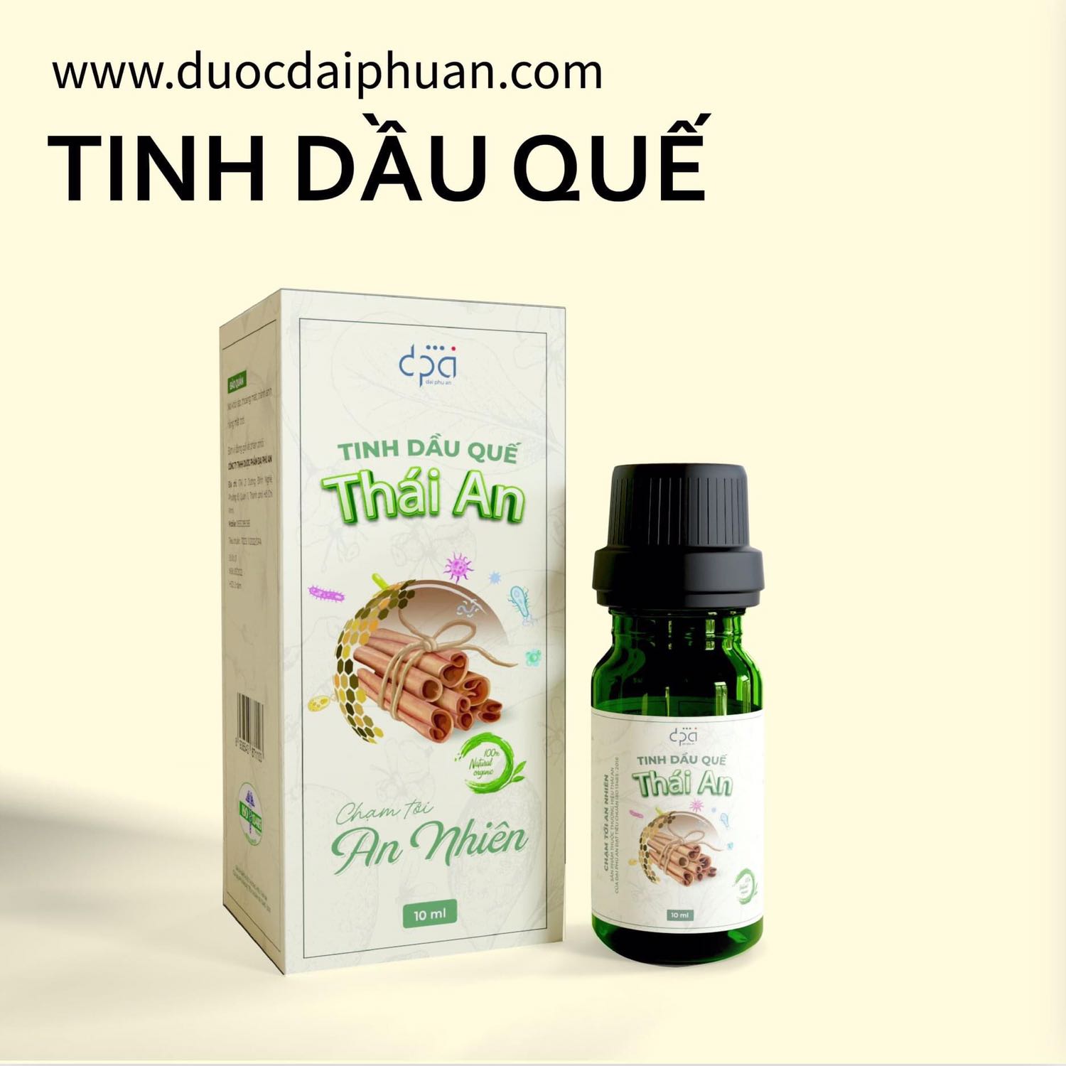 Tinh dầu tốt đạt chuẩn ISO 13485
***: Tinh dầu Thái An